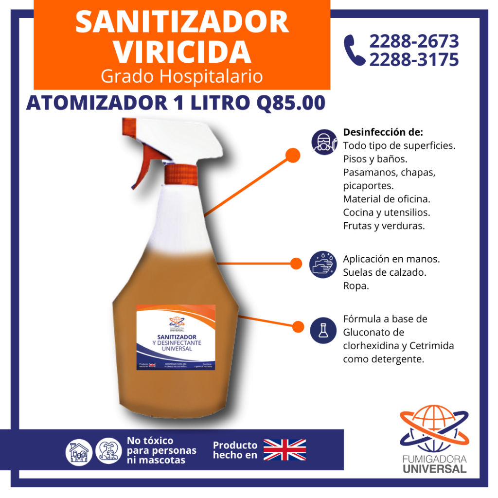 sanitizador viricida